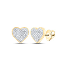 Load image into Gallery viewer, Round Diamond Cluster Earrings 1/4 Cttw - Splendid Jewellery