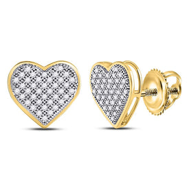Round Diamond Cluster Earrings 1/4 Cttw - Splendid Jewellery