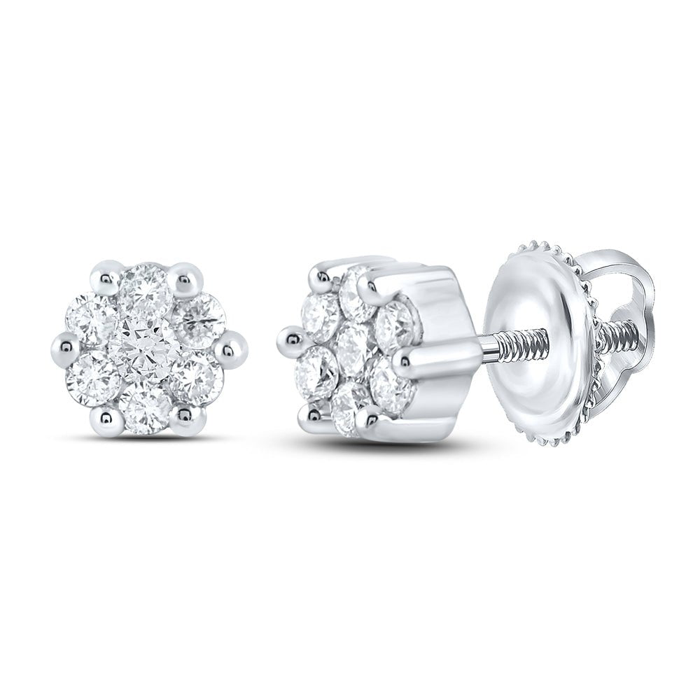 Round Diamond Stud Earrings 1/6 Cttw - Splendid Jewellery