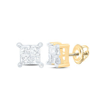 Load image into Gallery viewer, 14K Yellow Gold Gift - Ready Diamond Earrings with Natural Sparkle - Splendid Jewellery