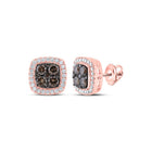 Brown Diamond Fine Jewellery Cluster Earrings - Splendid Jewellery