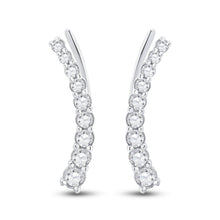 Load image into Gallery viewer, Round Diamond Earrings in 10K White Gold Gift Edition - Splendid Jewellery