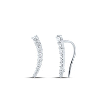 Load image into Gallery viewer, Round Diamond Earrings in 10K White Gold Gift Edition - Splendid Jewellery