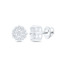 Load image into Gallery viewer, 10K White Gold Gift - Ready Diamond Earrings with Elegant Styling - Splendid Jewellery