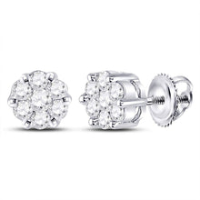 Load image into Gallery viewer, Diamond Cluster Earrings with Natural Sparkle Gift Edition - Splendid Jewellery
