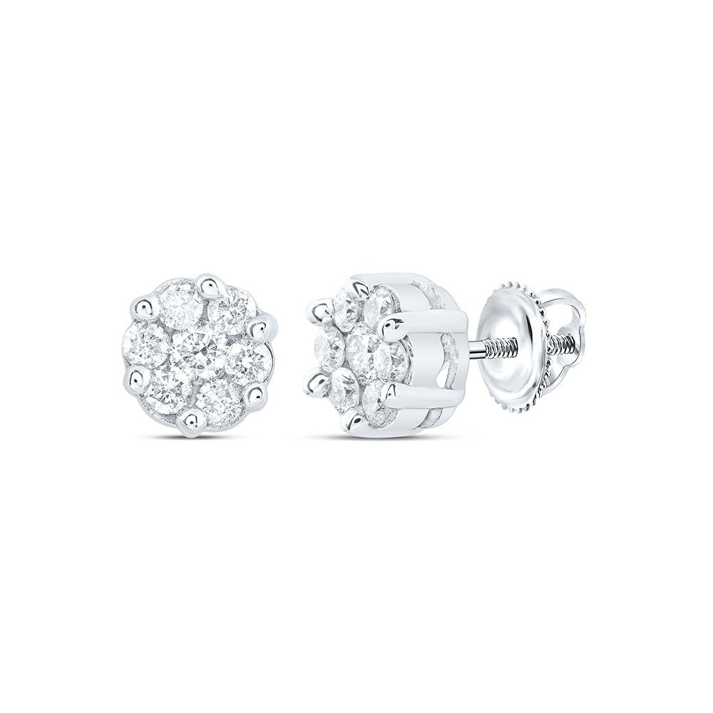 Diamond Cluster Earrings with Natural Sparkle Gift Edition - Splendid Jewellery
