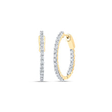 Load image into Gallery viewer, Round Diamond Hoop Earrings 2 Cttw Gift Edition - Splendid Jewellery