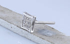 Round Diamond Earrings in 10K White Gold for Everyday Wear - Splendid Jewellery