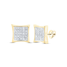 Load image into Gallery viewer, Round Diamond Earrings in 10K Yellow Gold Gift Edition - Splendid Jewellery