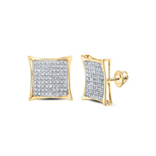 Load image into Gallery viewer, Diamond Cluster Earrings with Natural Sparkle for Everyday Wear - Splendid Jewellery