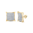 Diamond Cluster Earrings with Natural Sparkle for Everyday Wear - Splendid Jewellery