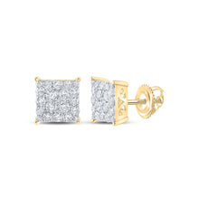 Load image into Gallery viewer, Round Diamond Stud Earrings 1 Cttw - Splendid Jewellery