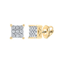 Load image into Gallery viewer, 10K Yellow Gold Luxury Diamond Stud Earrings for Everyday Wear - Splendid Jewellery