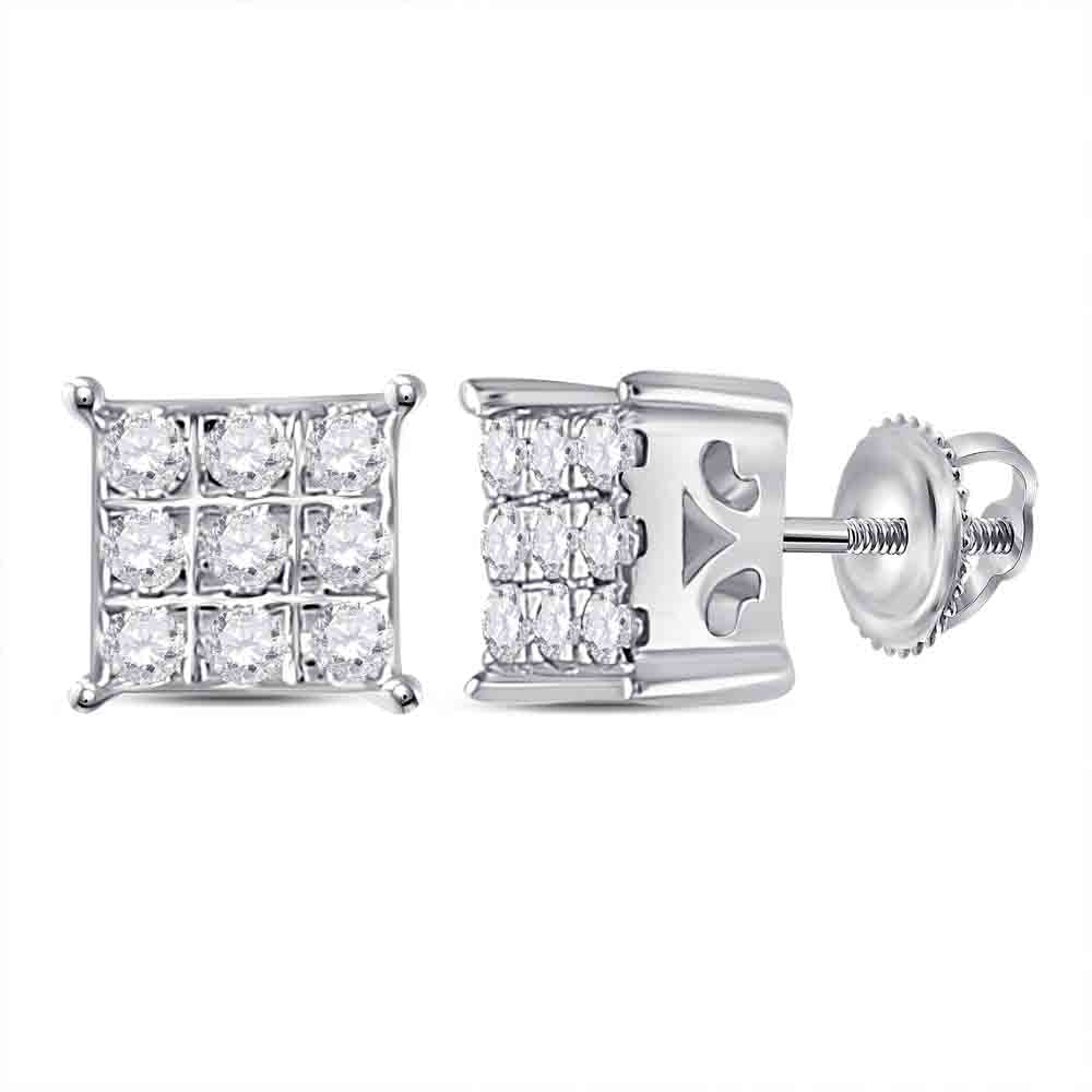 Round Diamond Stud Earrings 1/6 Cttw Gift Edition - Splendid Jewellery