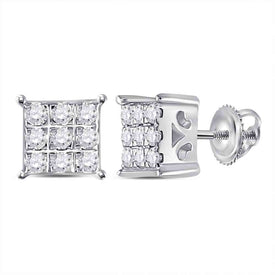 Round Diamond Stud Earrings 1/6 Cttw Gift Edition - Splendid Jewellery