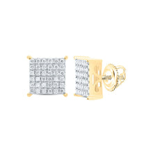 Load image into Gallery viewer, 10K Yellow Gold Modern Diamond Earrings Gift Edition - Splendid Jewellery