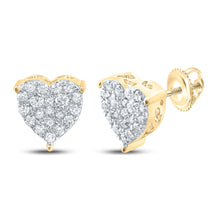 Load image into Gallery viewer, 10K Yellow Gold Gift - Ready Diamond Earrings with Fine Detail - Splendid Jewellery