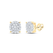 Load image into Gallery viewer, Diamond Cluster Earrings with Natural Sparkle with Natural Sparkle - Splendid Jewellery