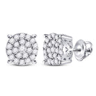 Diamond Fine Jewellery Cluster Earrings - Splendid Jewellery
