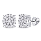 Diamond Fine Jewellery Cluster Earrings - Splendid Jewellery