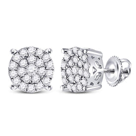 Diamond Fine Jewellery Cluster Earrings - Splendid Jewellery