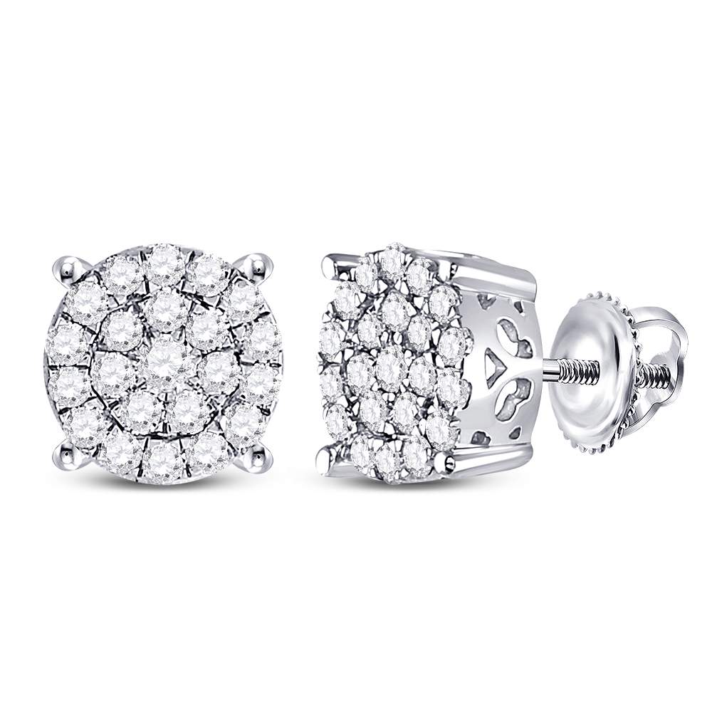 Diamond Fine Jewellery Cluster Earrings - Splendid Jewellery