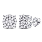 Diamond Fine Jewellery Cluster Earrings - Splendid Jewellery