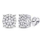 Diamond Fine Jewellery Cluster Earrings - Splendid Jewellery
