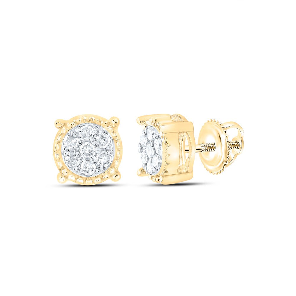 Diamond Fine Jewellery Stud Earrings with Fine Detail - Splendid Jewellery