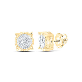 Diamond Fine Jewellery Stud Earrings with Fine Detail - Splendid Jewellery