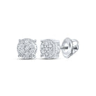 Diamond Stud Earrings in 10K White Gold Gift Edition - Splendid Jewellery