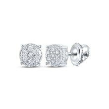 Load image into Gallery viewer, Diamond Stud Earrings in 10K White Gold Gift Edition - Splendid Jewellery
