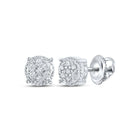 Diamond Stud Earrings in 10K White Gold Gift Edition - Splendid Jewellery