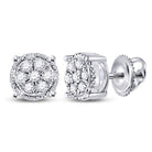 Diamond Stud Earrings in 10K White Gold Gift Edition - Splendid Jewellery