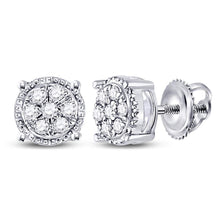 Load image into Gallery viewer, Diamond Stud Earrings in 10K White Gold Gift Edition - Splendid Jewellery