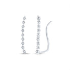 10K White Gold Gift - Ready Diamond Earrings Gift Edition - Splendid Jewellery