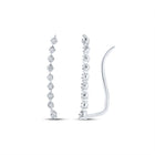 10K White Gold Gift - Ready Diamond Earrings Gift Edition - Splendid Jewellery