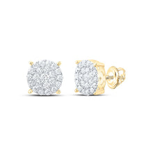 Load image into Gallery viewer, 10K Yellow Gold Gift - Ready Diamond Earrings with Elegant Styling - Splendid Jewellery