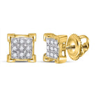 Diamond Fine Jewellery Cluster Earrings with Fine Detail - Splendid Jewellery
