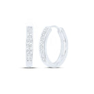 Diamond Hoop Earrings with Natural Sparkle with Elegant Styling - Splendid Jewellery