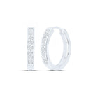 Diamond Hoop Earrings with Natural Sparkle with Elegant Styling - Splendid Jewellery