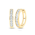Diamond Hoop Earrings with Natural Sparkle with Fine Detail - Splendid Jewellery