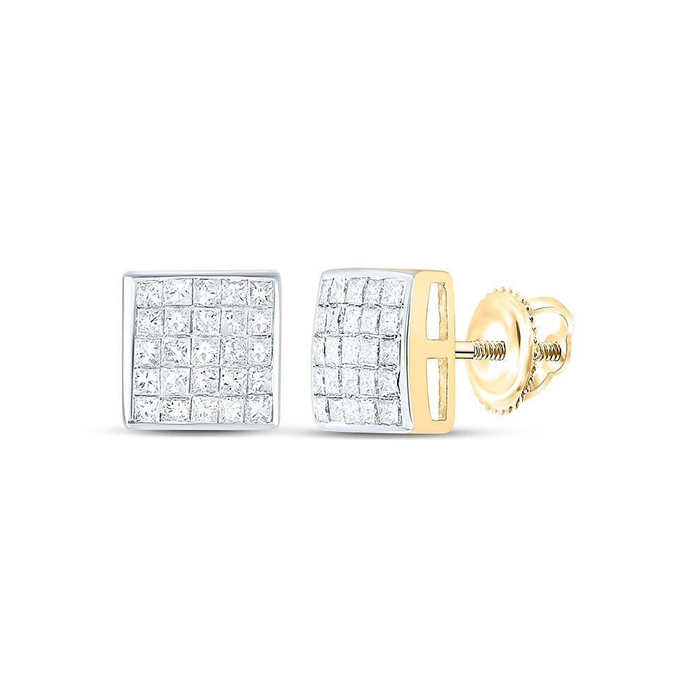 Diamond Stud Earrings in 14K Yellow Gold with Natural Sparkle - Splendid Jewellery