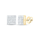 Diamond Stud Earrings in 14K Yellow Gold with Natural Sparkle - Splendid Jewellery