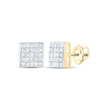 Load image into Gallery viewer, Diamond Stud Earrings in 14K Yellow Gold with Natural Sparkle - Splendid Jewellery