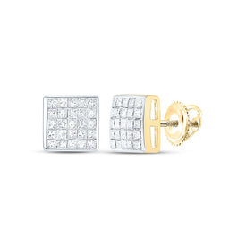 Diamond Stud Earrings in 14K Yellow Gold with Natural Sparkle - Splendid Jewellery