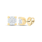 Diamond Earrings in 10K Yellow Gold with Fine Detail - Splendid Jewellery