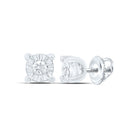 Round Diamond Earrings 1/20 Cttw - Splendid Jewellery