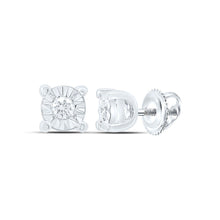 Load image into Gallery viewer, Round Diamond Earrings 1/20 Cttw - Splendid Jewellery