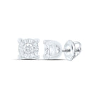 Round Diamond Earrings 1/20 Cttw - Splendid Jewellery